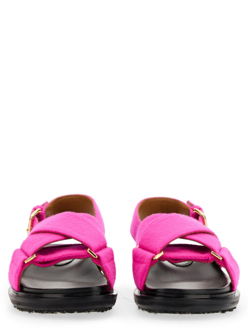 Pink Solid Criss Cross Sandals 4