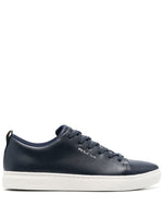 Navy Blue Solid Sneakers 1