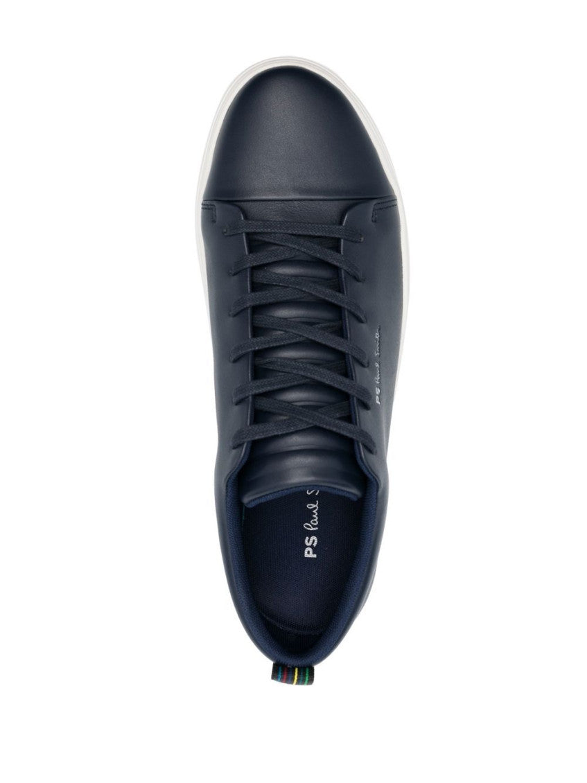 Navy Blue Solid Sneakers 3