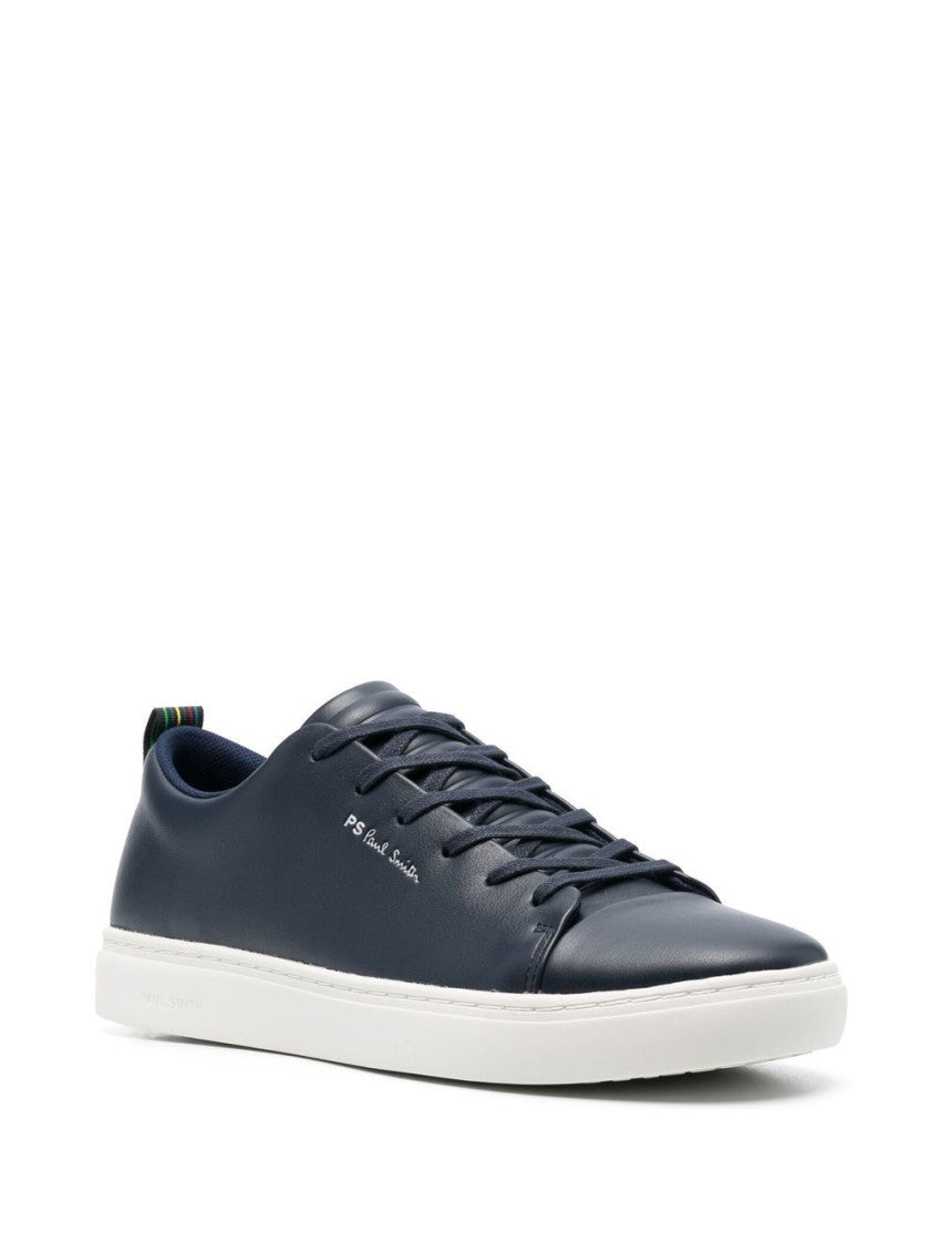 Navy Blue Solid Sneakers 4