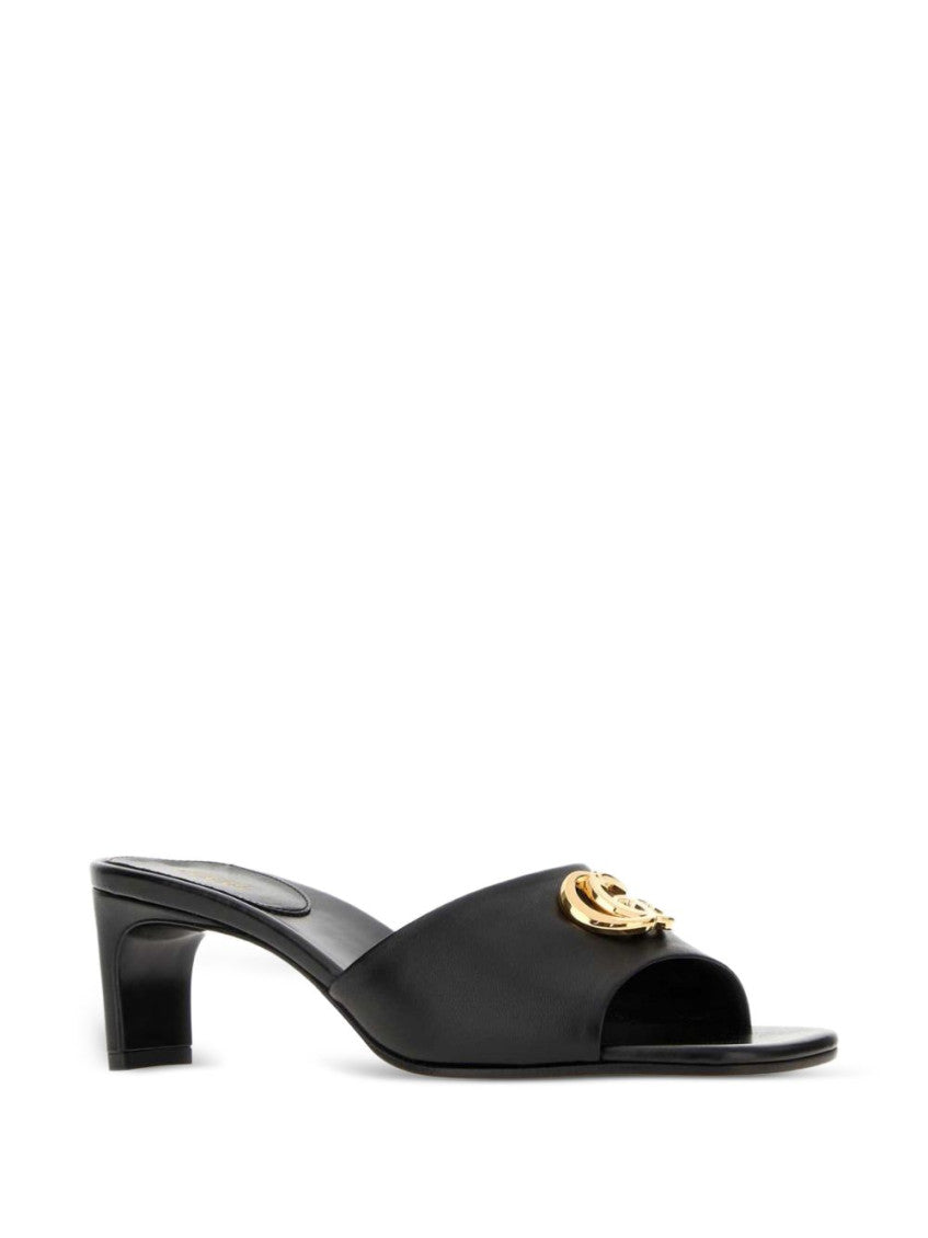 Black Logo Heels 2