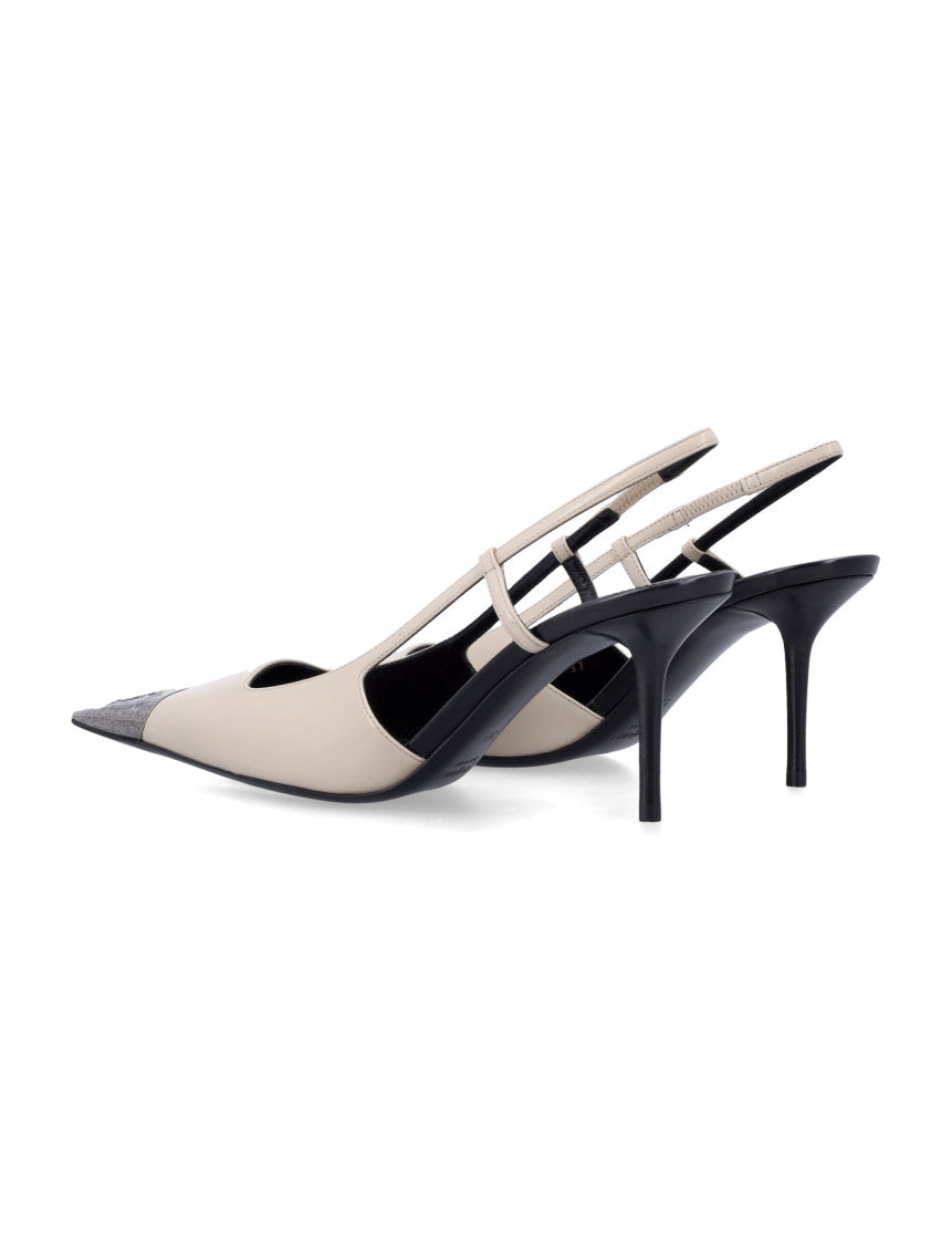 Light Pink Slingback Pumps 3