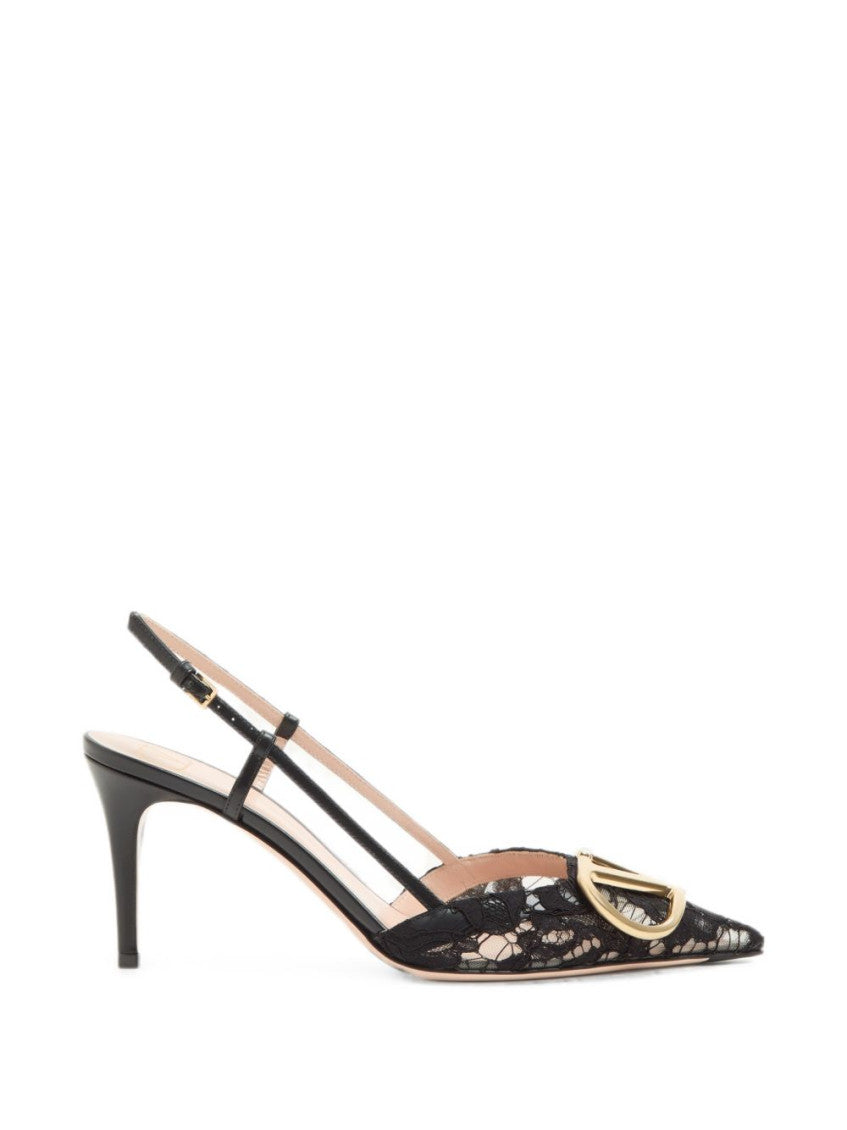 Black Logo Pumps 1