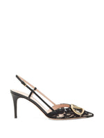 Black Logo Pumps 1