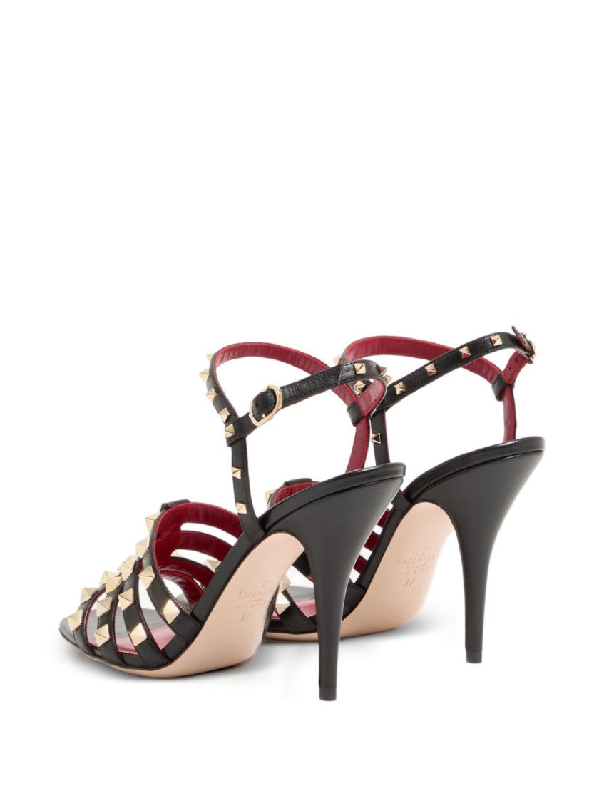 Black Rockstud Heels 3