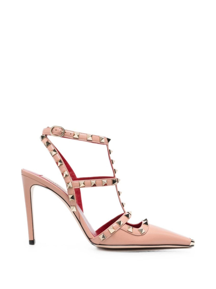 Light Pink Rockstud Pumps 1