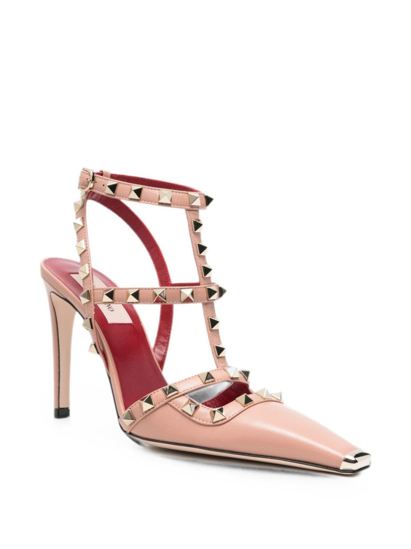 Light Pink Rockstud Pumps 2