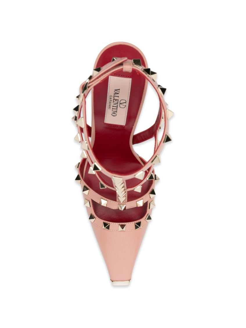 Light Pink Rockstud Pumps 3