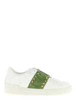 Green Rockstud Sneakers 1