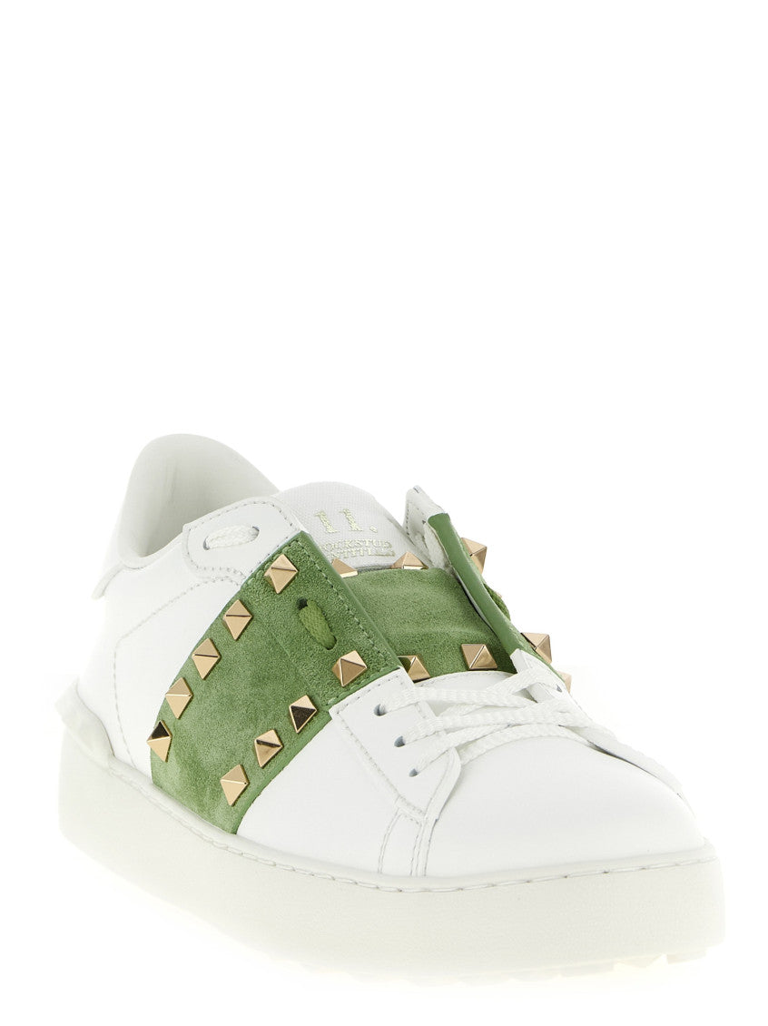 Green Rockstud Sneakers 2