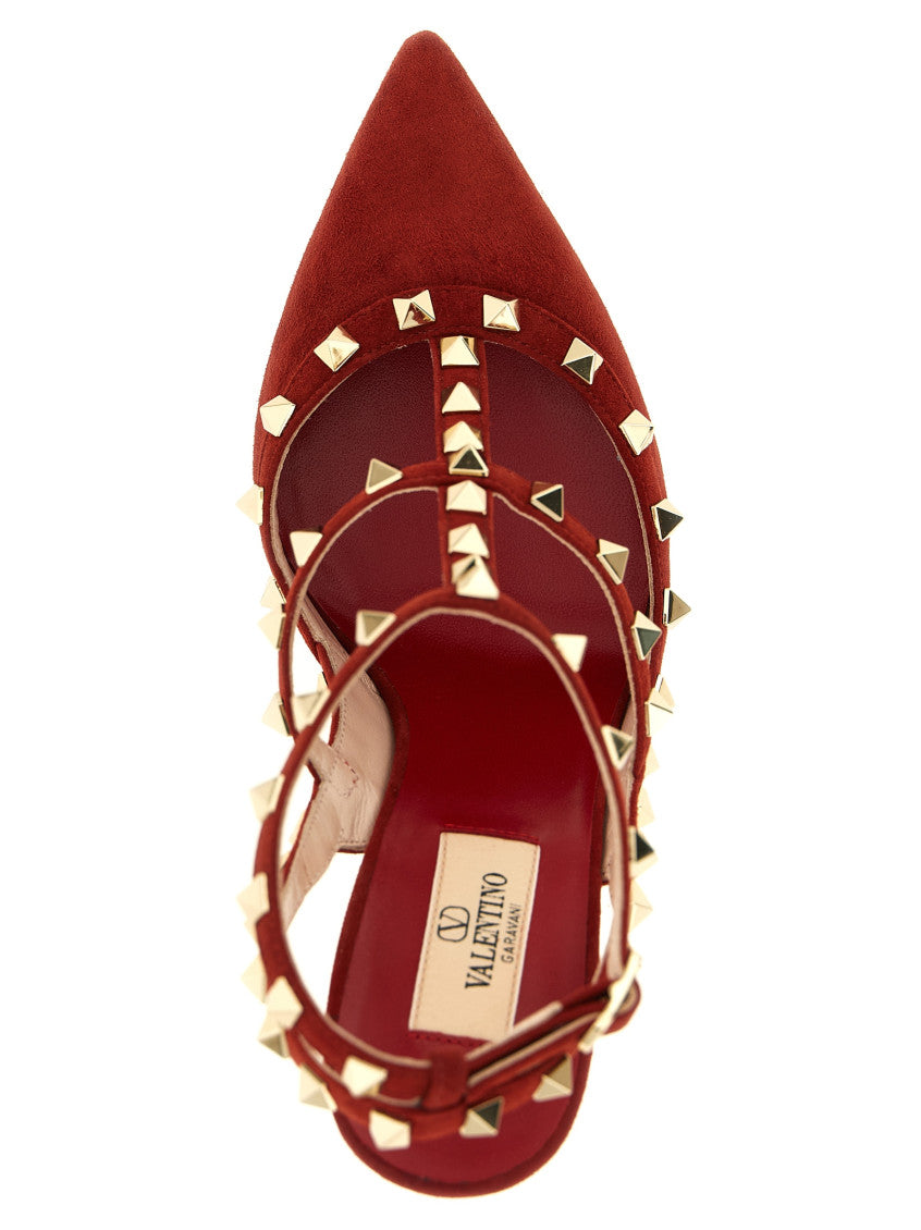 Red Rockstud Pumps 4