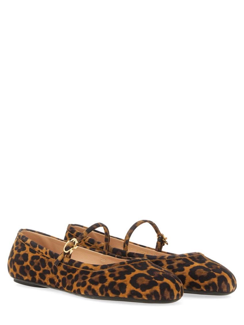 Leopard Print Round Toe Ballet Flats 2