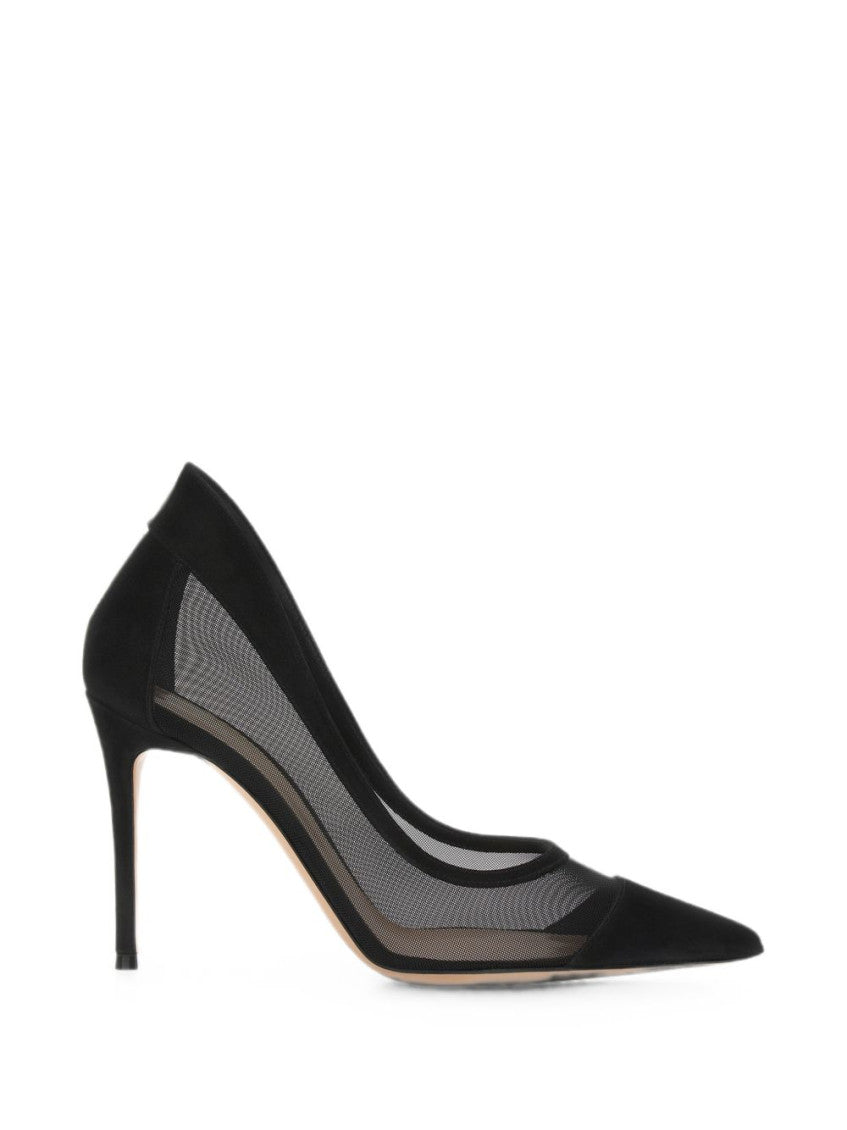 Black Slip On Pumps 1