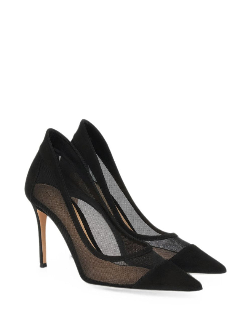 Black Slip On Pumps 2