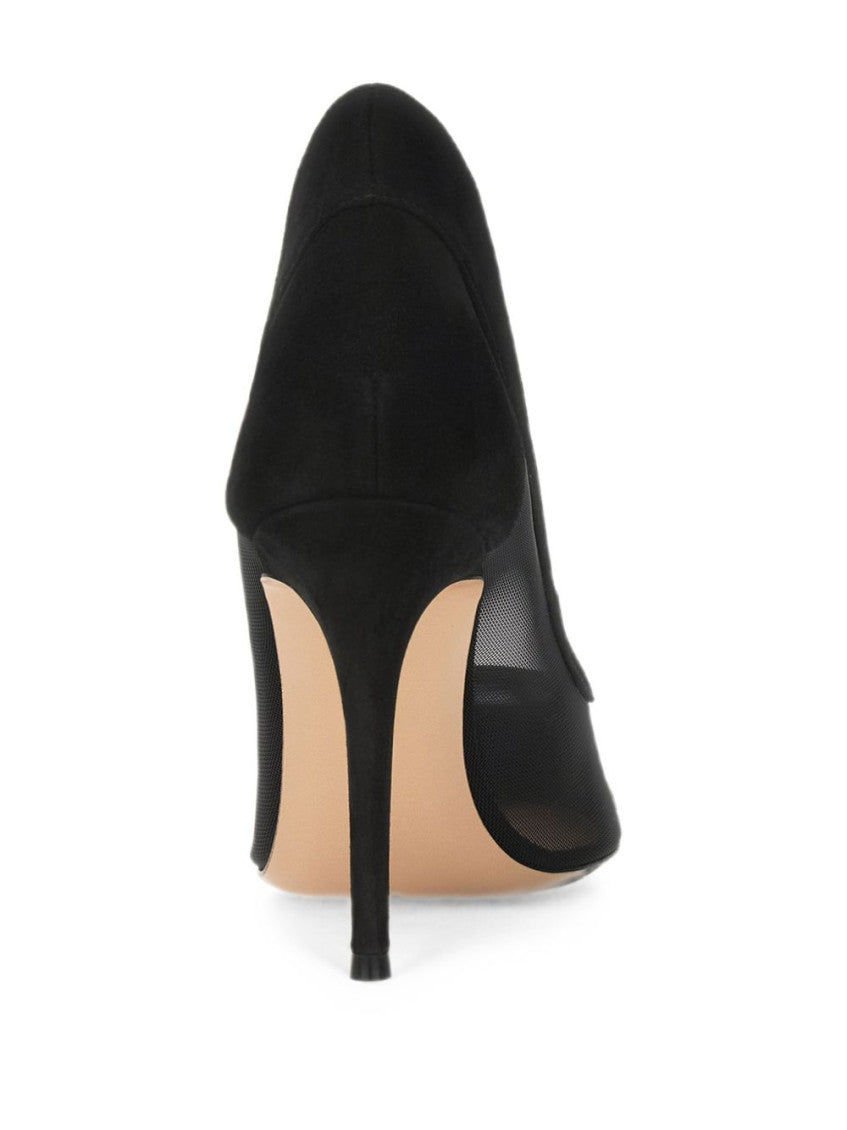 Black Slip On Pumps 4