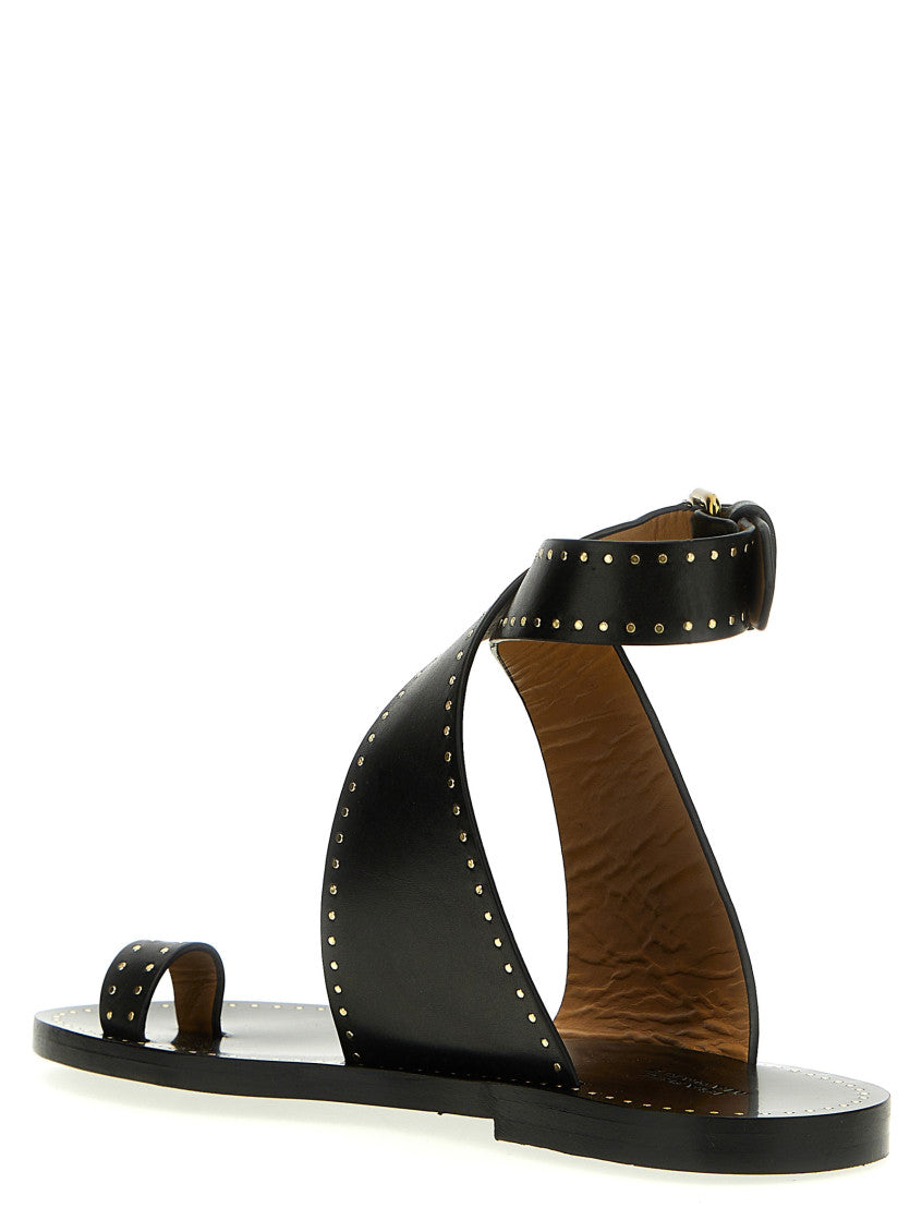 Black Studded Jools Sandal 3