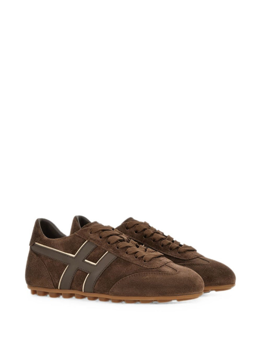 Brown Logo Sneakers 2