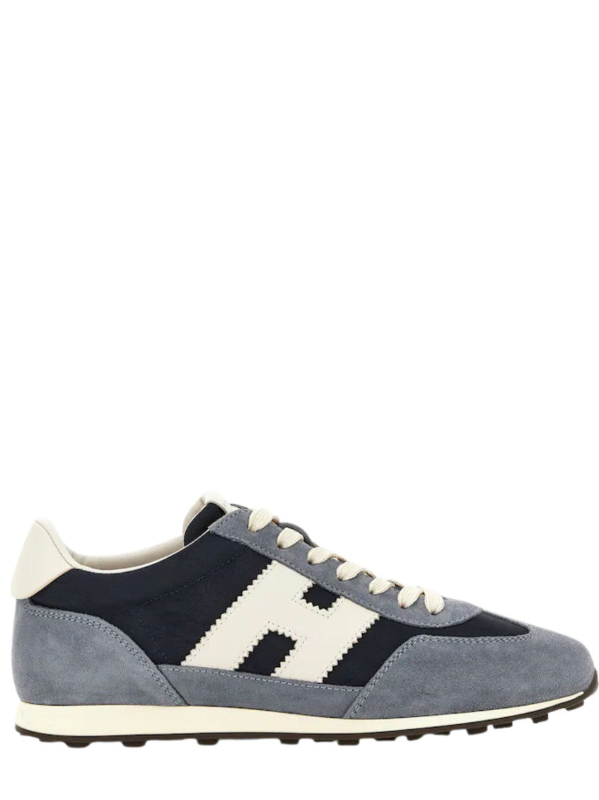 Navy Blue Color Block Sneakers 1