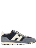 Navy Blue Color Block Sneakers 1