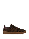 Leopard Print Lace Up Sneakers 1