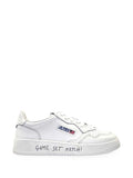 White Logo Sneakers 1