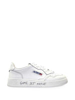 White Logo Sneakers 1