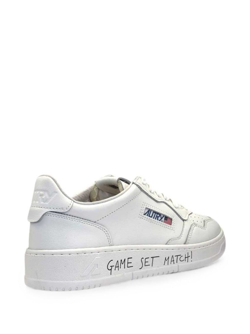 White Logo Sneakers 4