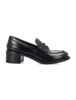 Black Logo Loafers 1