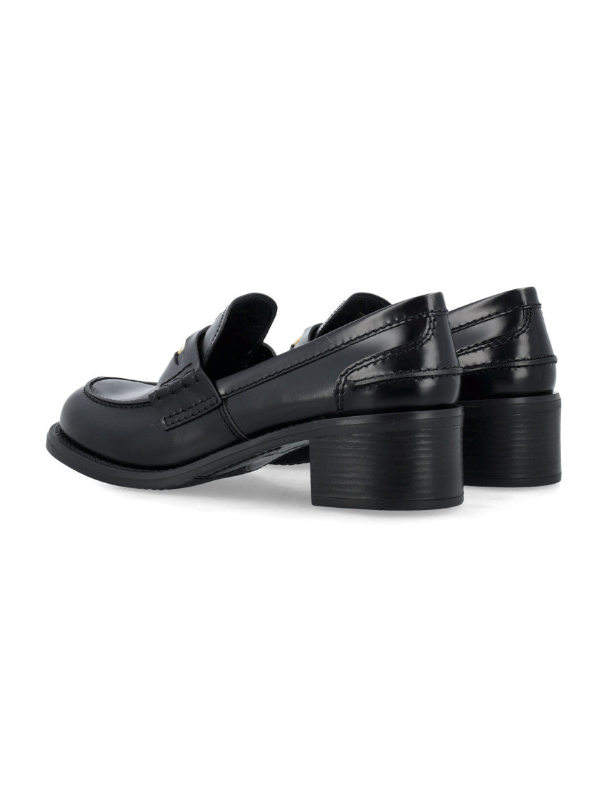Black Logo Loafers 3