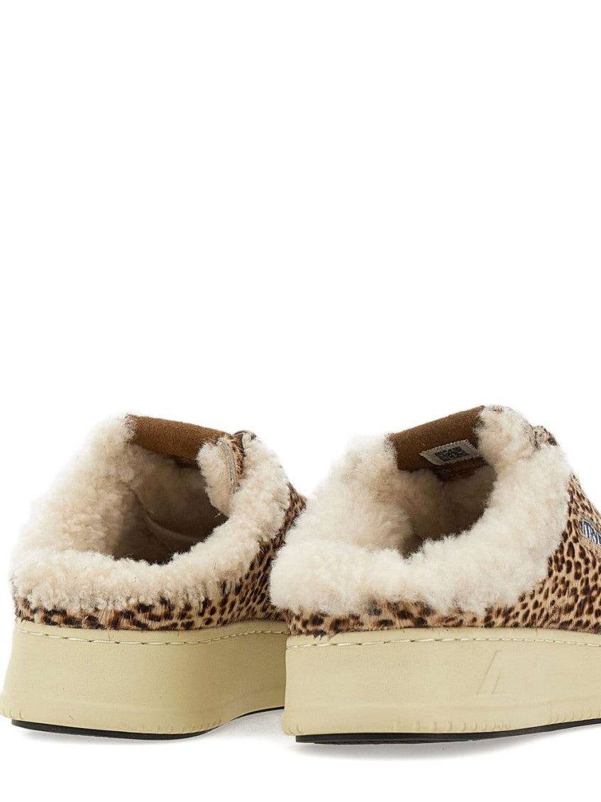Leopard Print Lace Up Sneakers 2