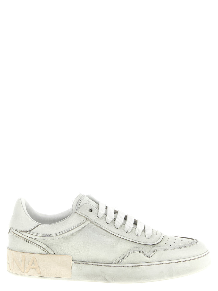 White Logo Sneakers 1