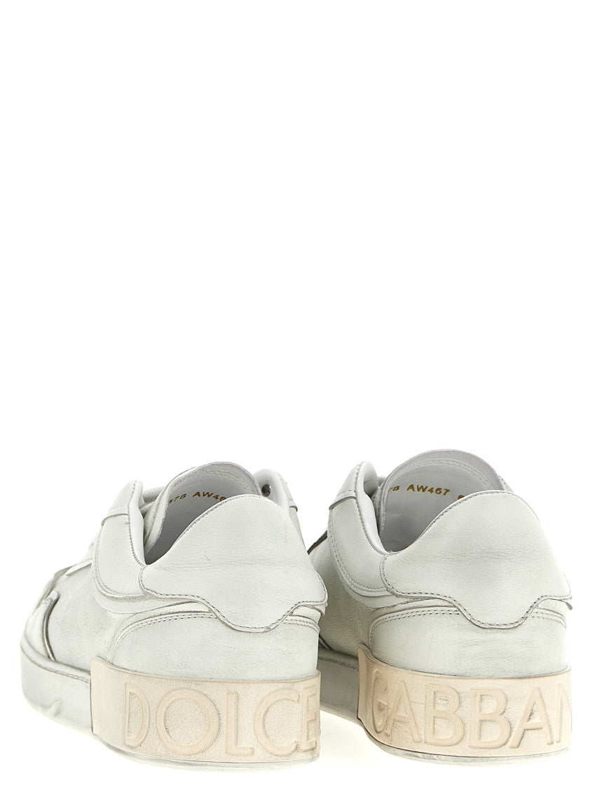 White Logo Sneakers 2