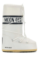 White Logo Boots 1