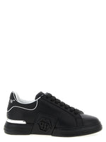 Black Lace Up Sneakers 1