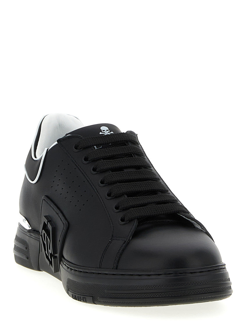 Black Lace Up Sneakers 2