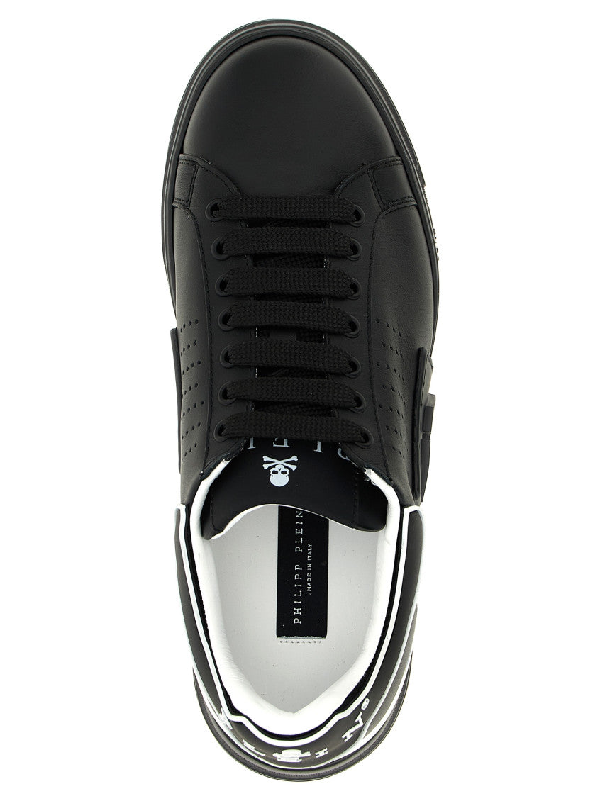 Black Lace Up Sneakers 4