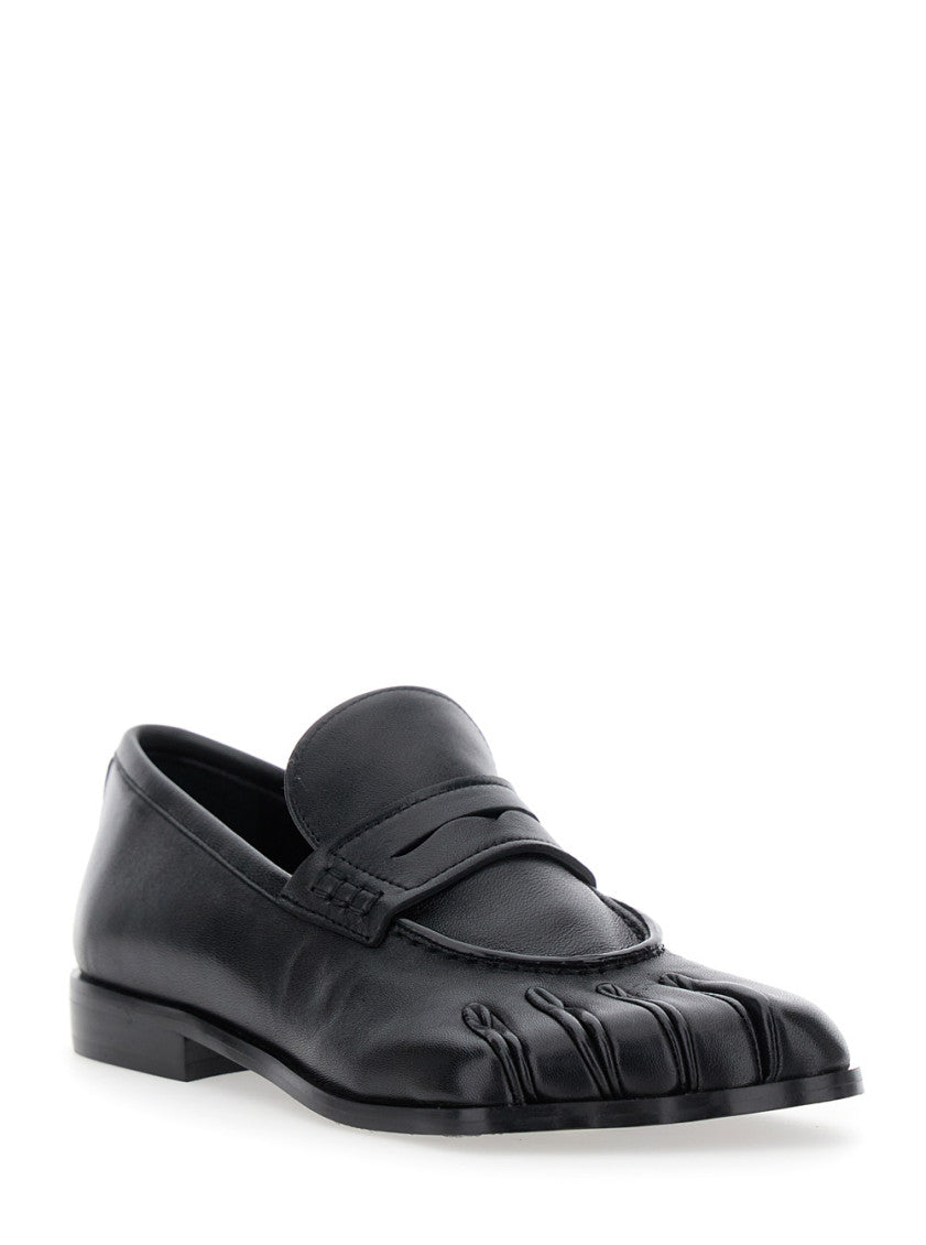 Black Leather Loafers 2