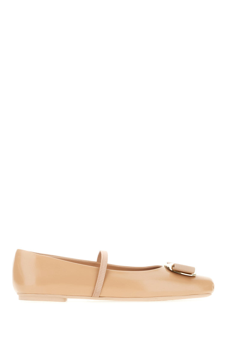 Beige  Slip On Ballet Flats 1