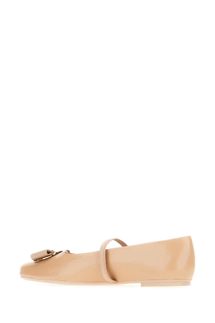 Beige  Slip On Ballet Flats 3