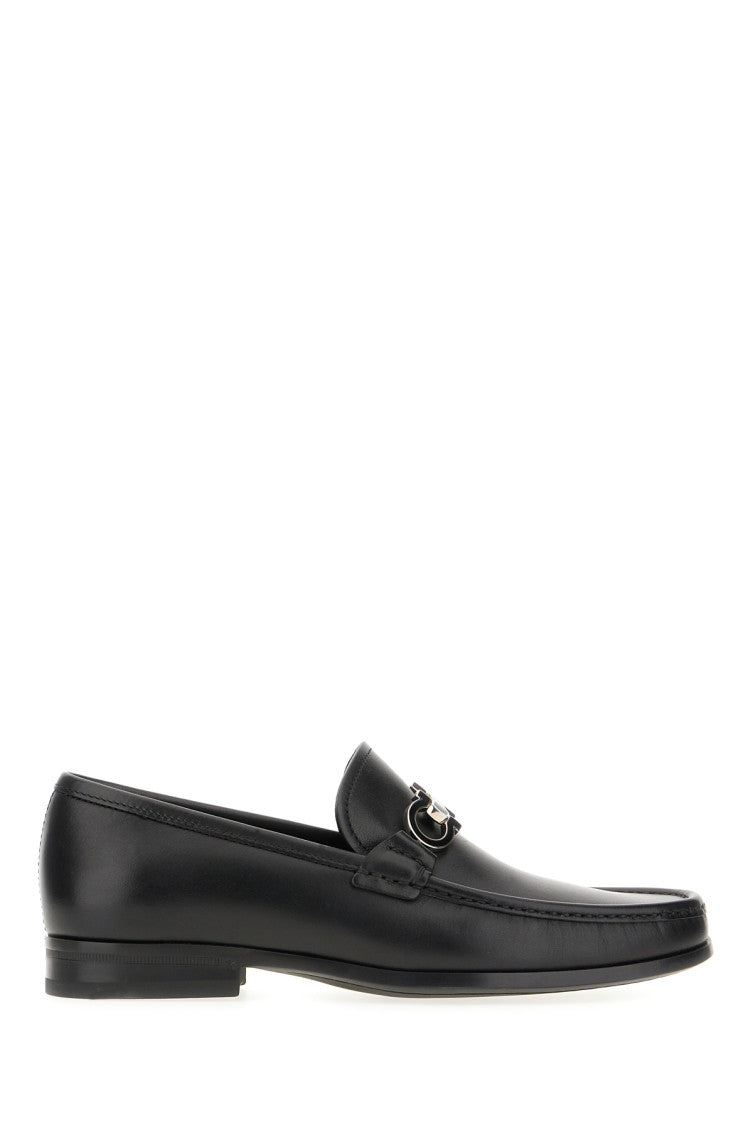 Black Gancini Loafers 1