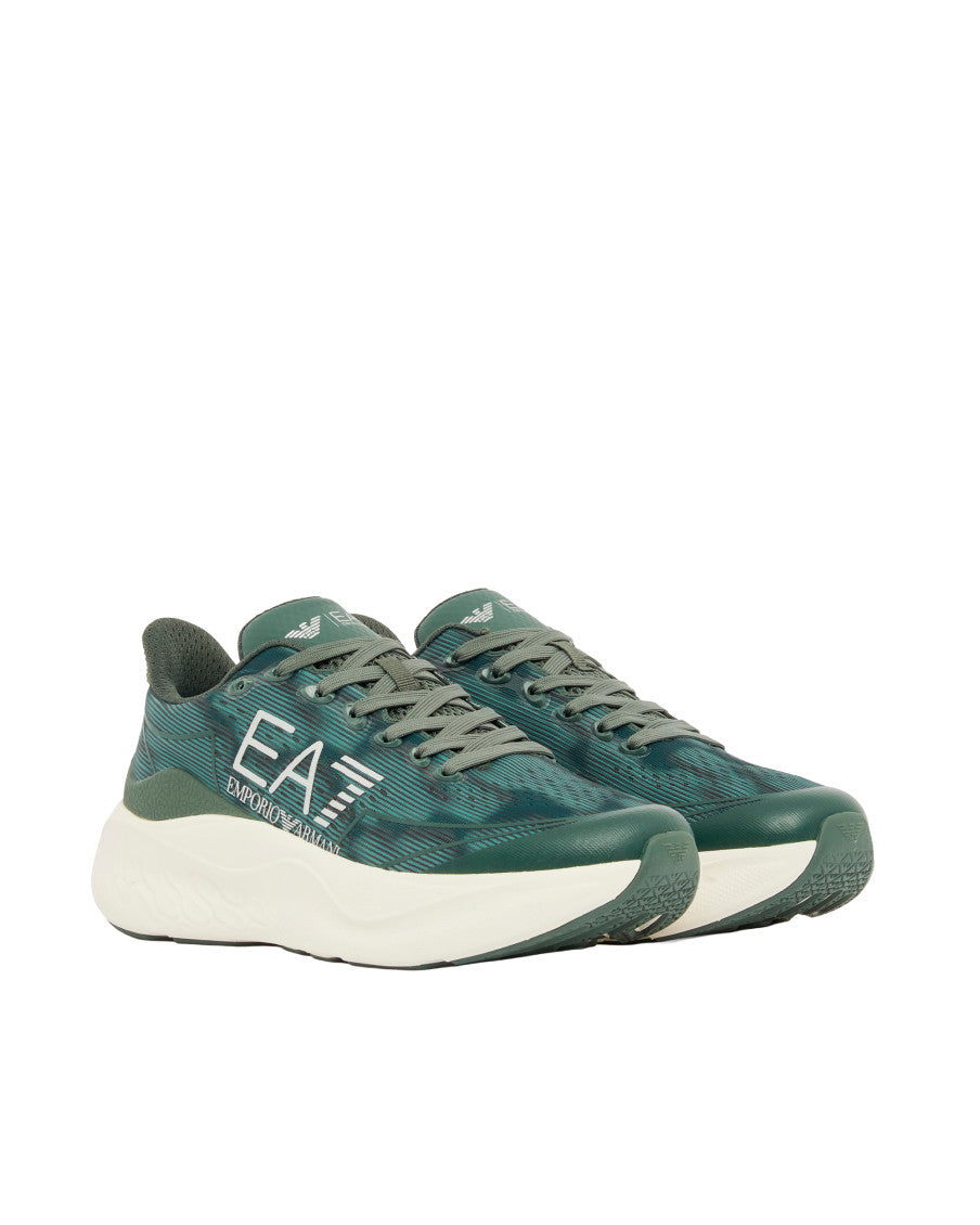 Green Logo Sneakers 2