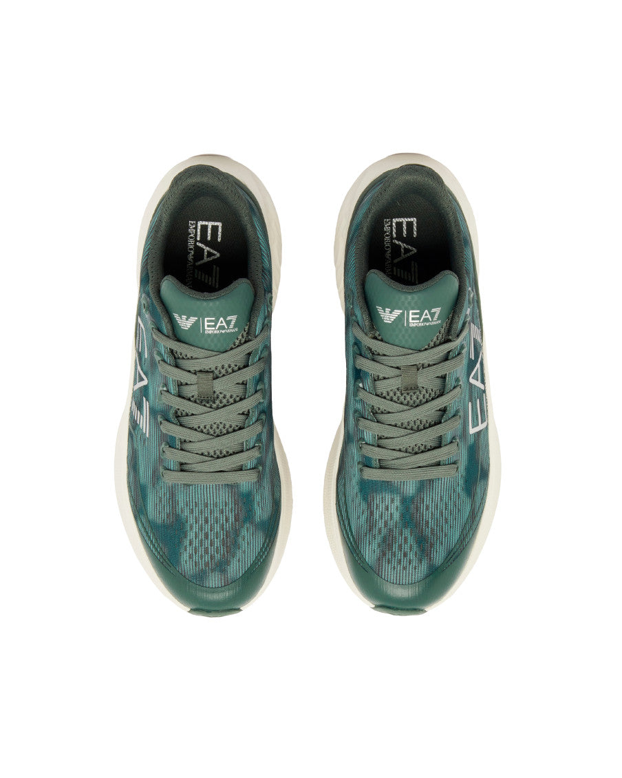 Green Logo Sneakers 3