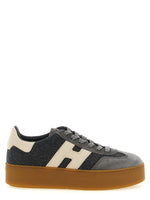Grey Logo Sneakers 1