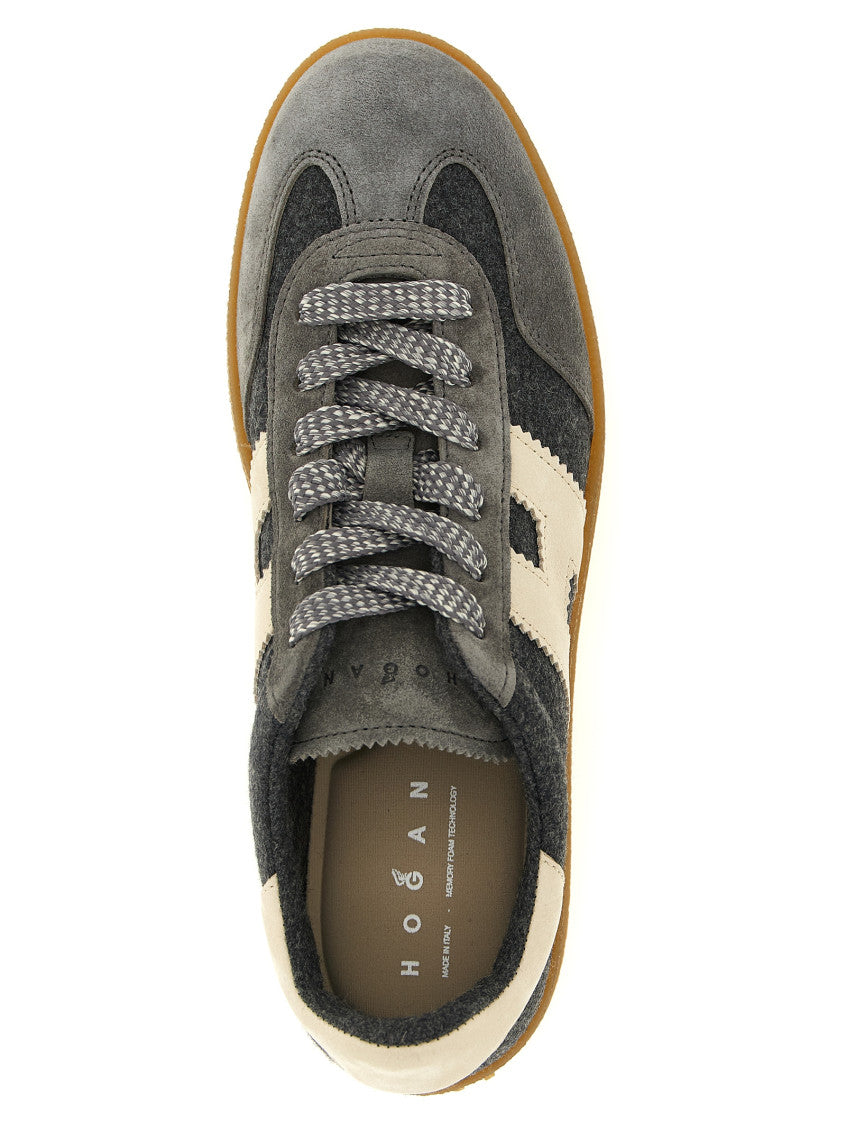 Grey Logo Sneakers 4