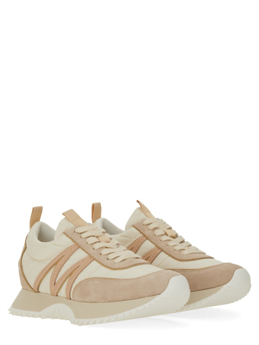 Beige Logo Sneakers 2