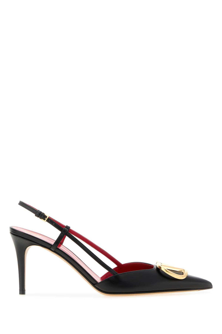 Black Logo Pumps 1