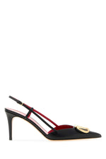 Black Logo Pumps 1