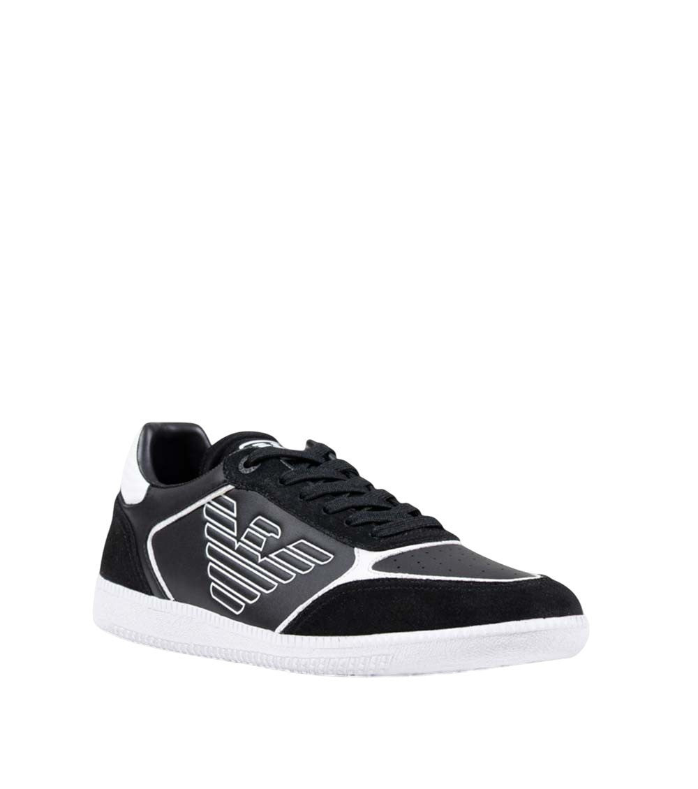 BlackWhite Logo Sneakers 2