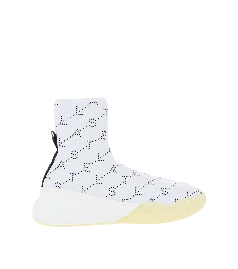 White Logo Sneakers 1