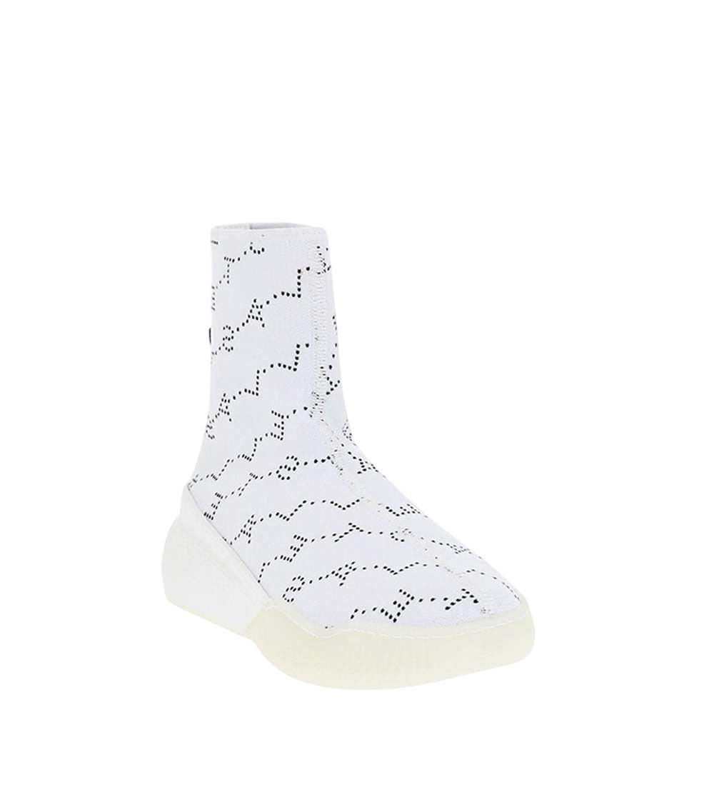 White Logo Sneakers 2